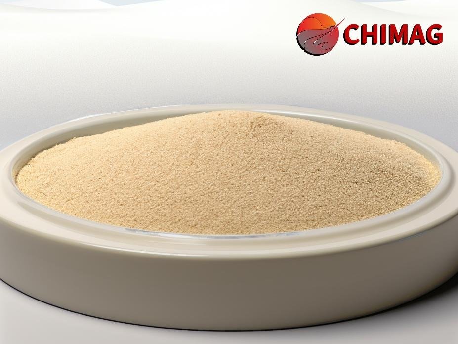 MgO powder used in industrial applications for refractory materials, electrical heating elements, and high-temperature environments.